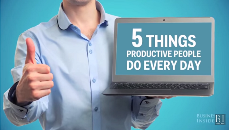 5 Things Productive people do daily
